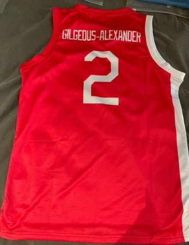 2 Gilgeous-Alexander Canada Team Jersey Red